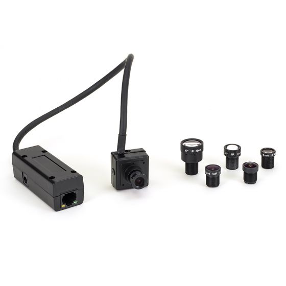 iShot® Imaging IP POE HD Miniature 1080P square camera kit